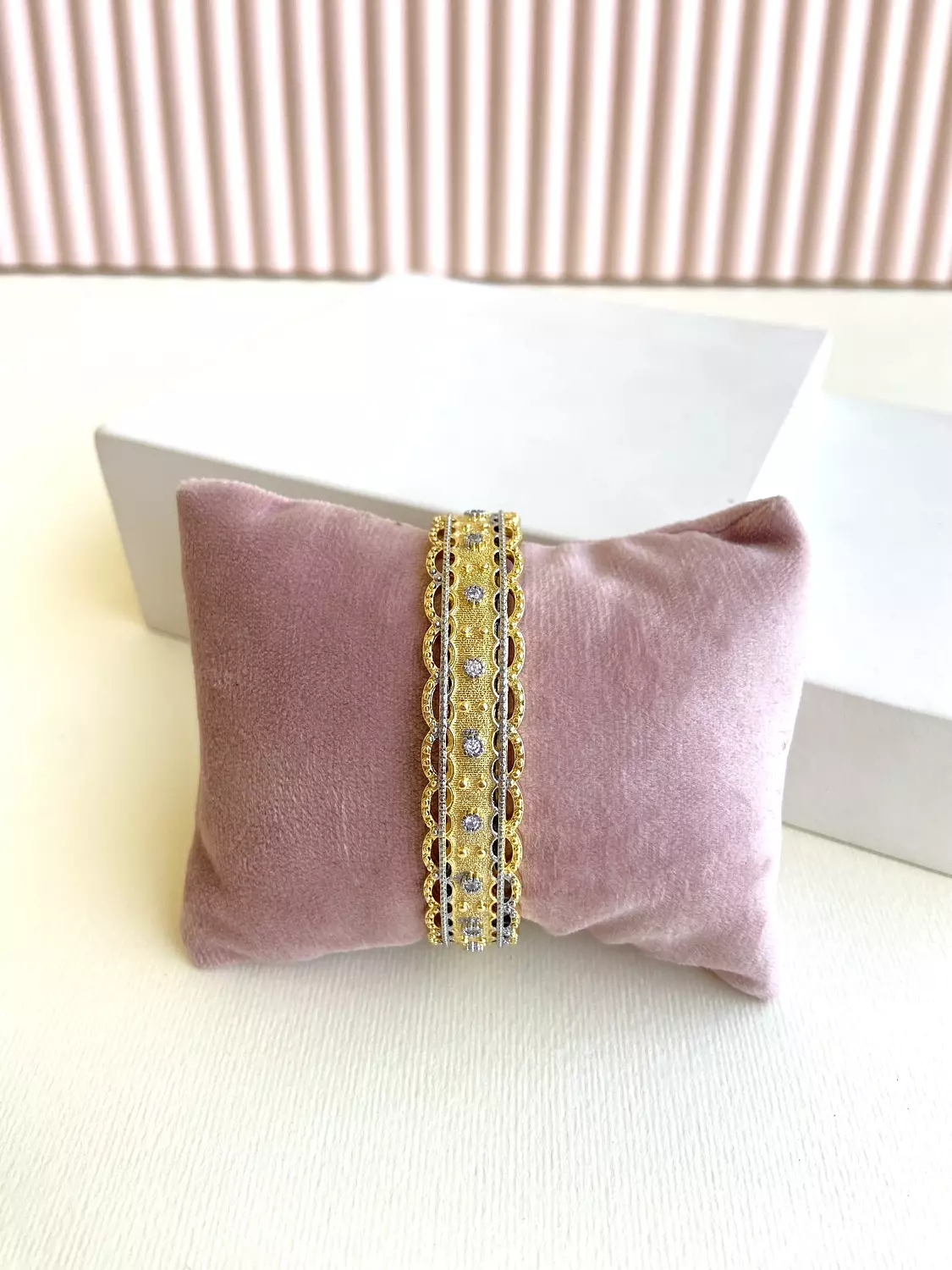 Gold whisper bangle 4