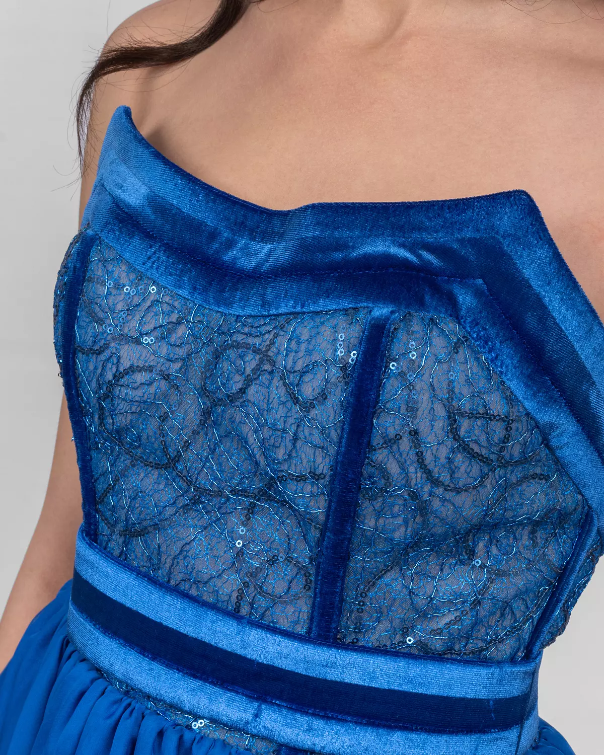 Lavish Royal Blue Dress 5