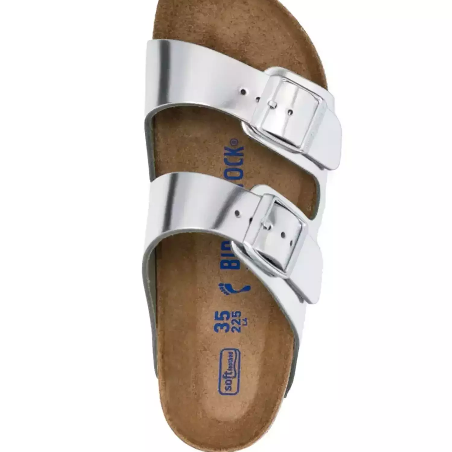 Birkenstock Arizona Birko-Flor – Electric Metallic Silver 2