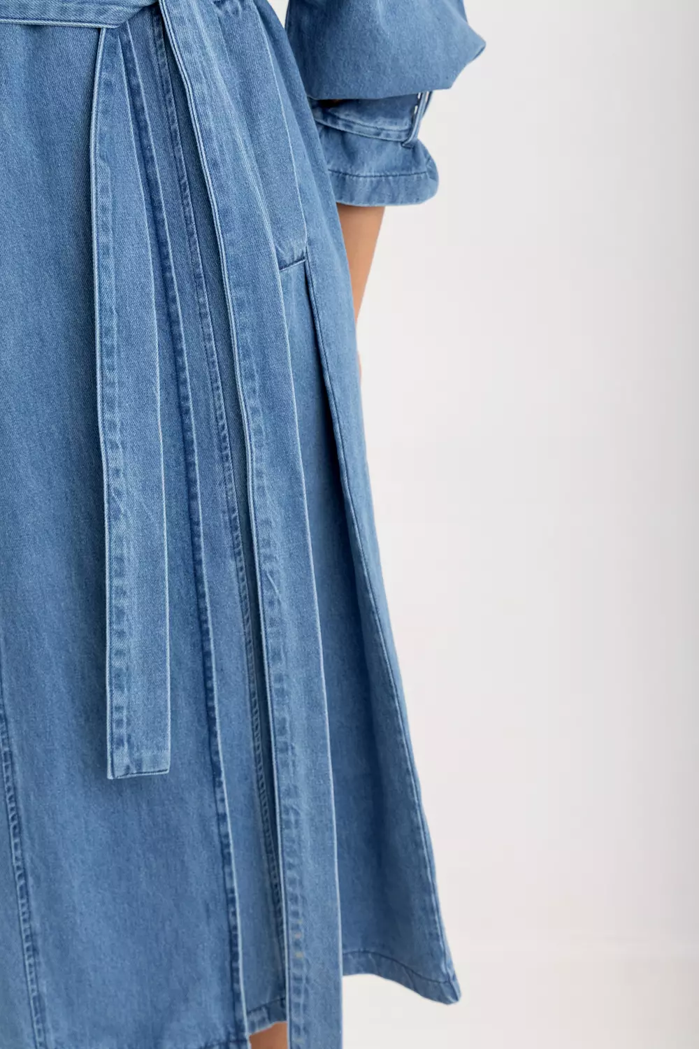The Sophia Denim Trench Coat 11