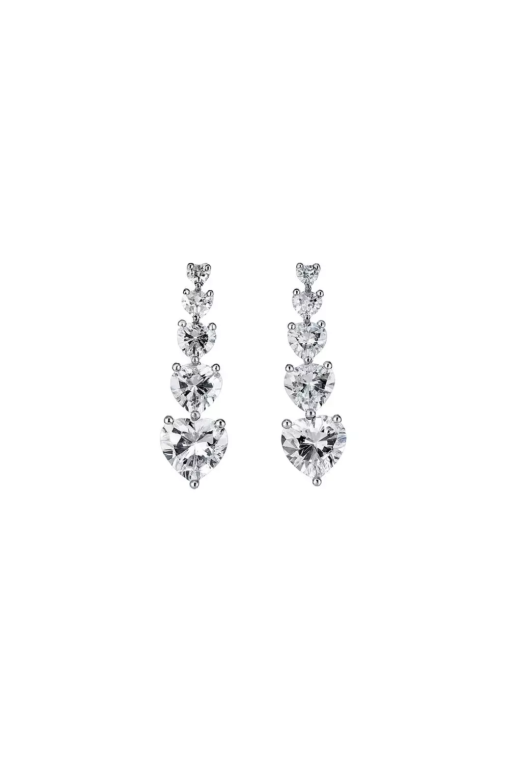 Silver Earrings Daimond image