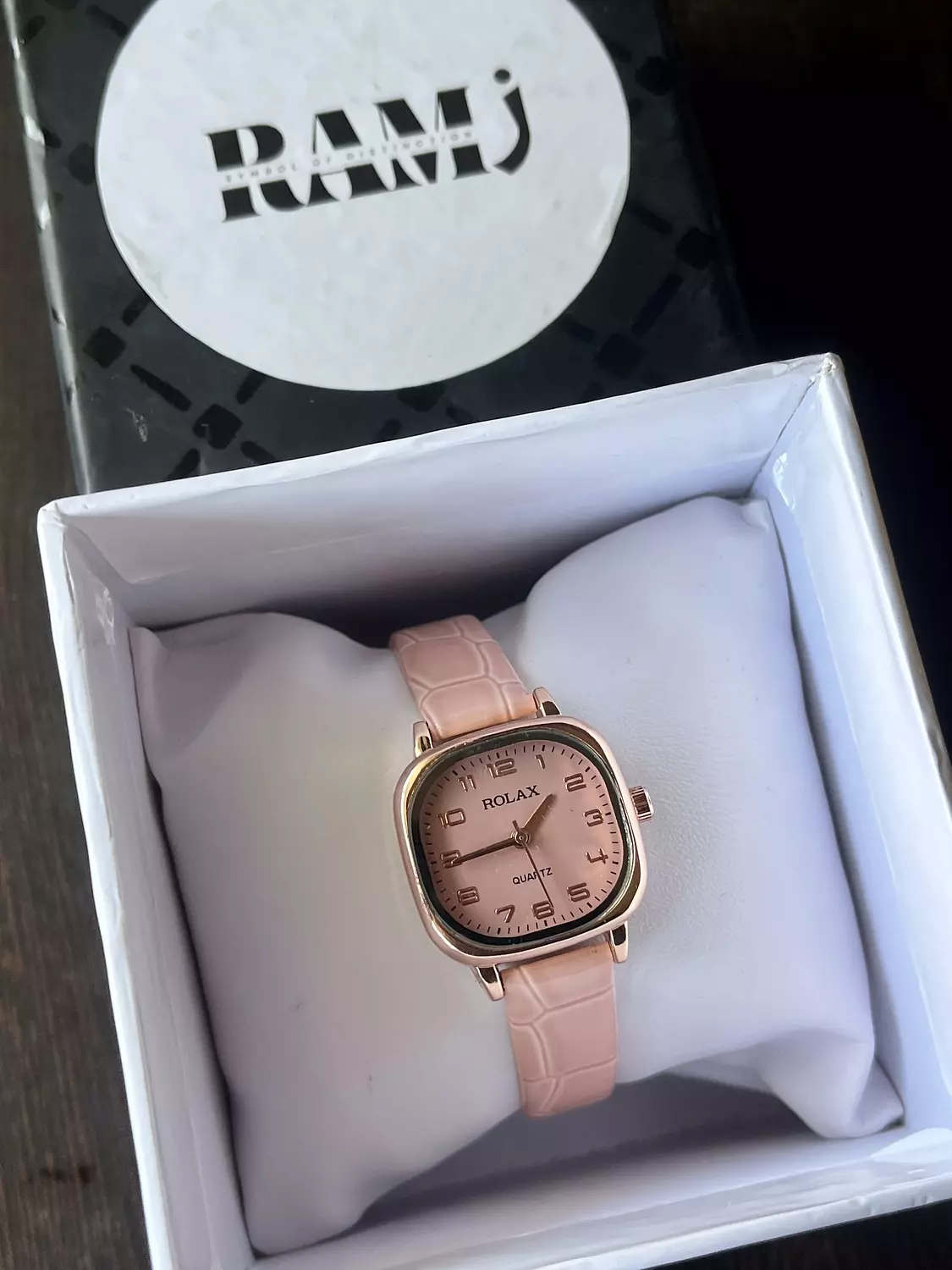 Pink and Brown Leather watches 3