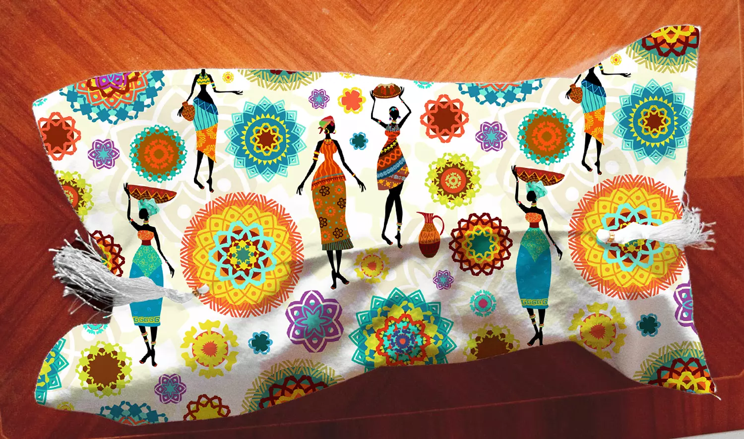 Tissue Cover - Mandala Design - Multi Color  image