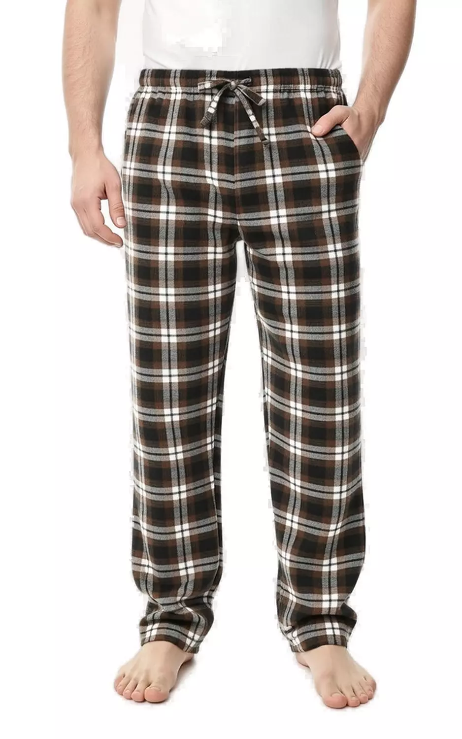Shorto Winter Check Pants - 4045 -Brown * Black * Beige image