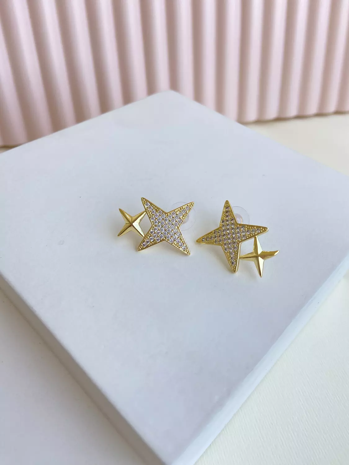 2 stars earings  1