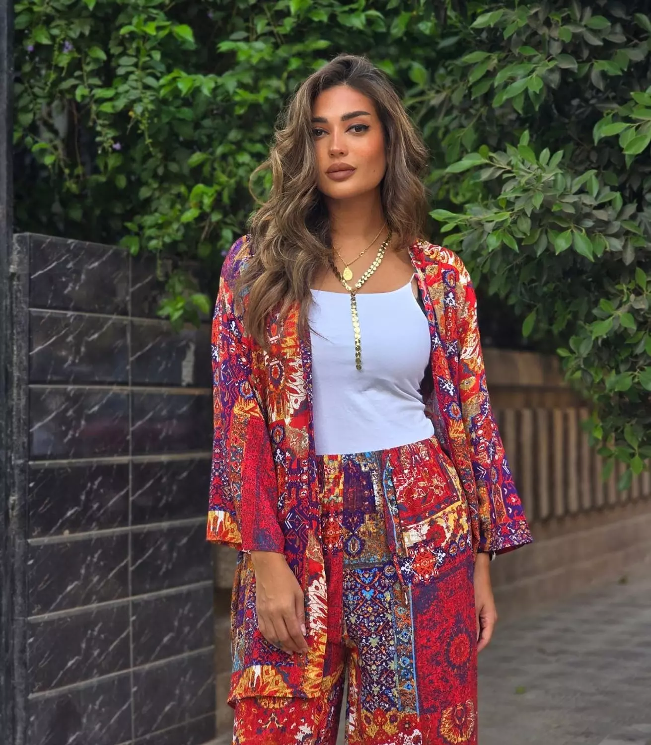 Red boho set 3