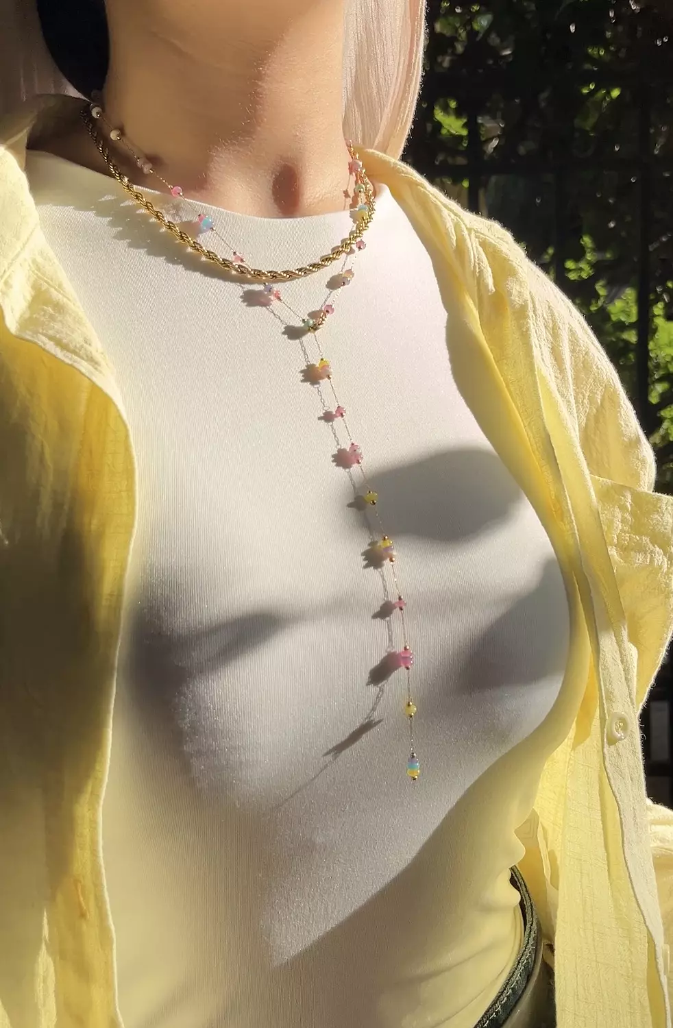 Melting drop necklace  image