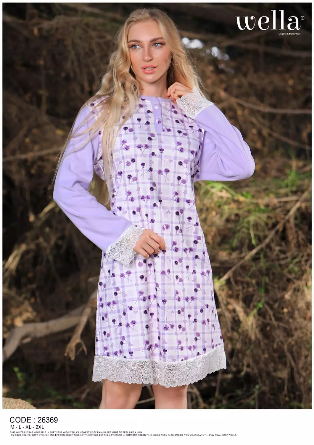 Purplr Dress Pajama  image