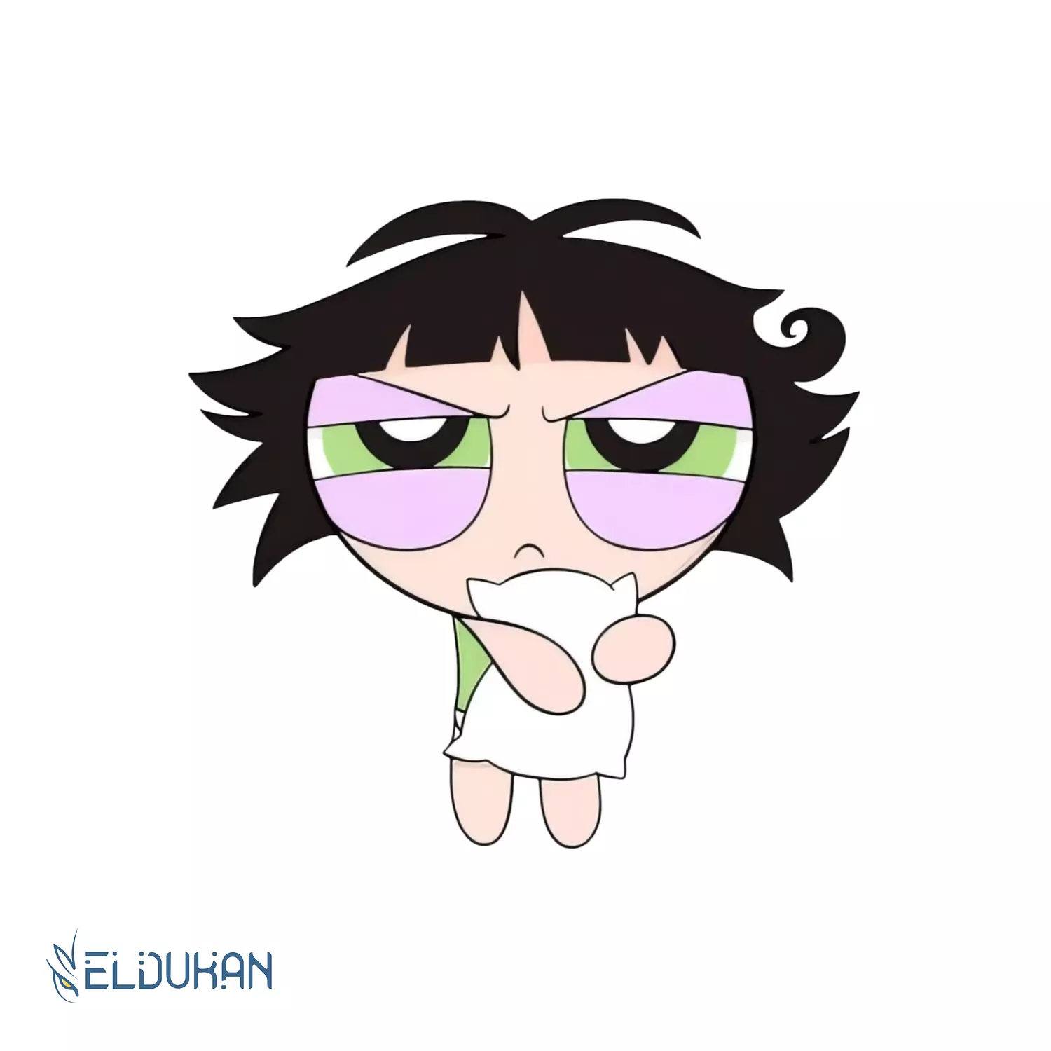 Sleepy buttercup sticker image