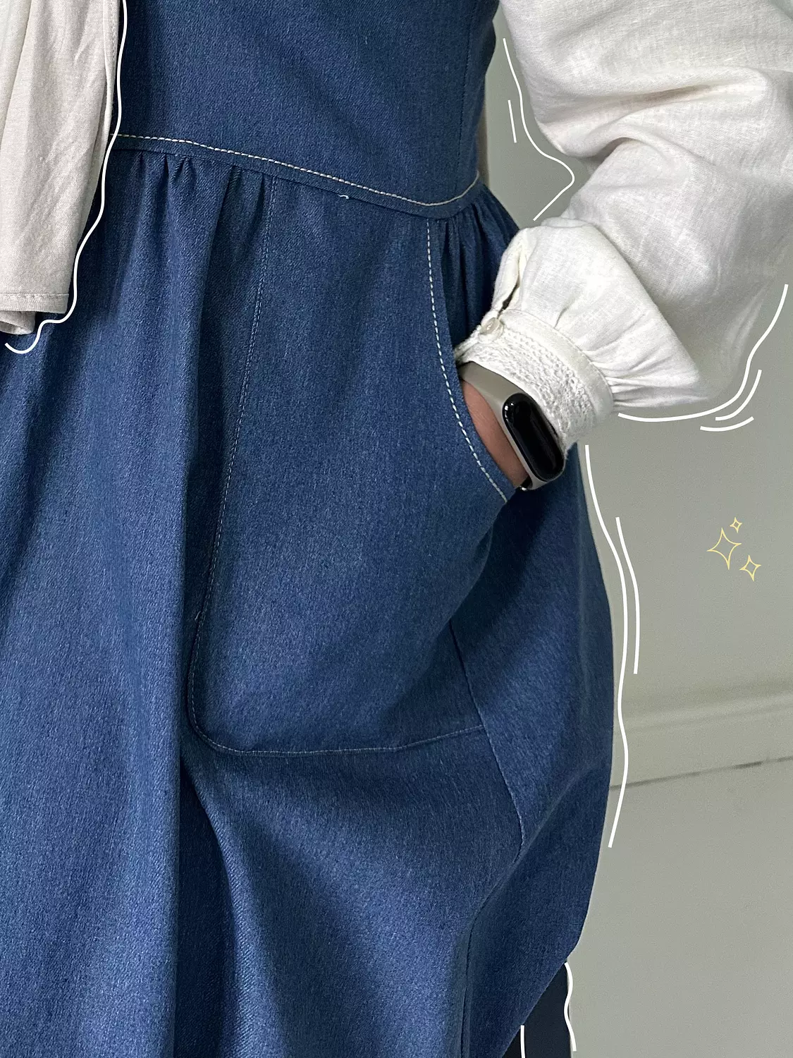 Denim dress (T)  10