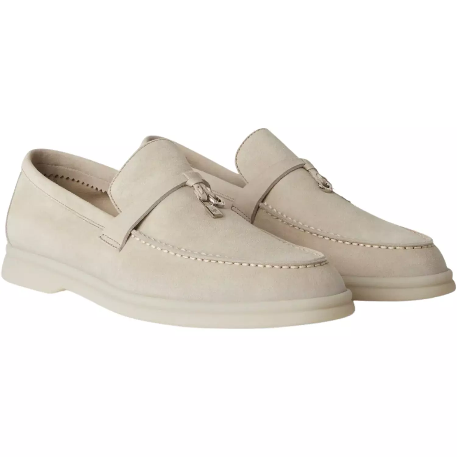 Loro piana Summer Charms Walk Loafer'Powder Pearl' hover image