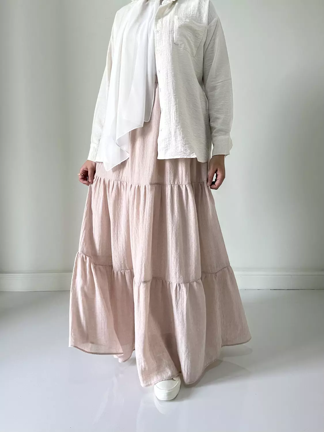 Levoil Linen Skirt 12