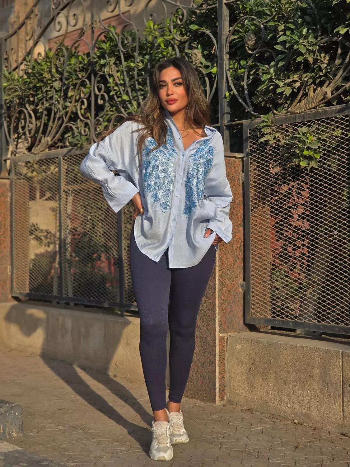 Cotton Ribbed Summer Leggings  image