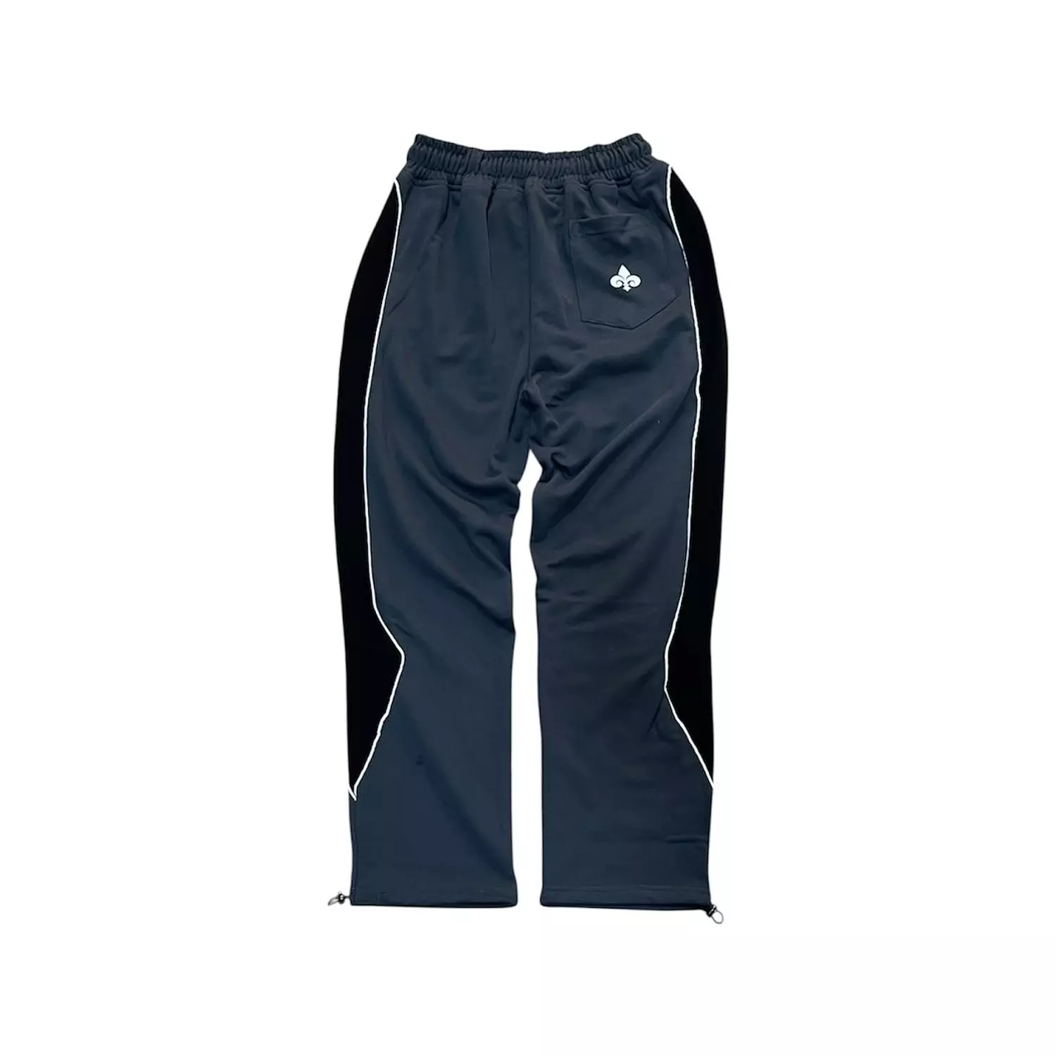 De-lys pants Black & Grey with white stripe 9