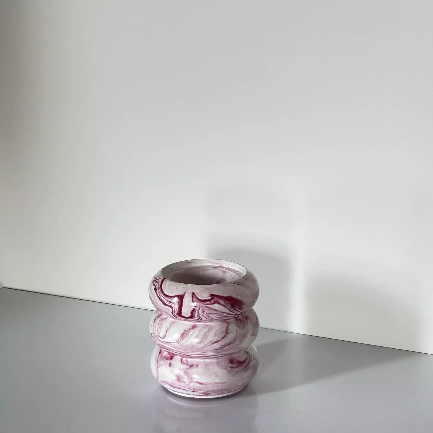 Donut Marbled Candle 2