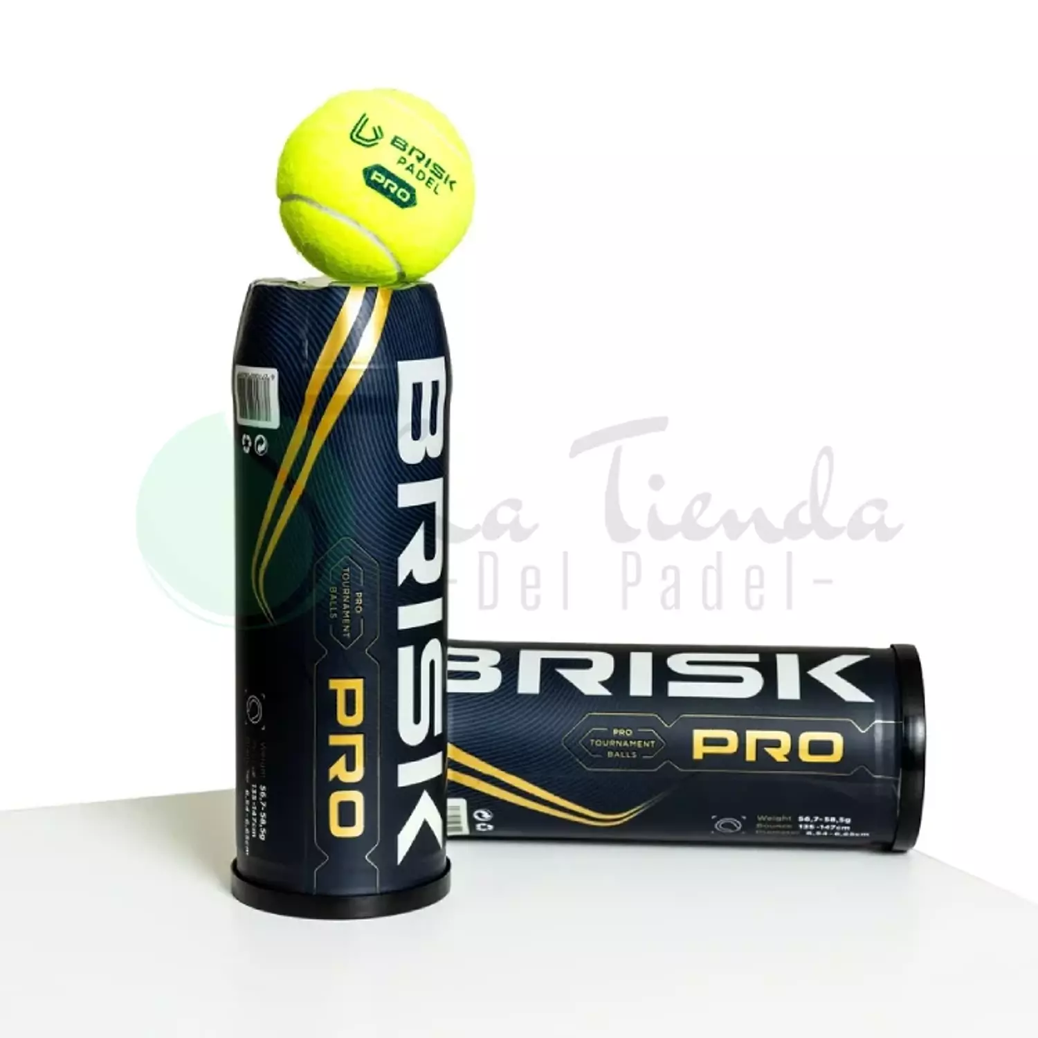Brisk Pro Tour Padel Balls image