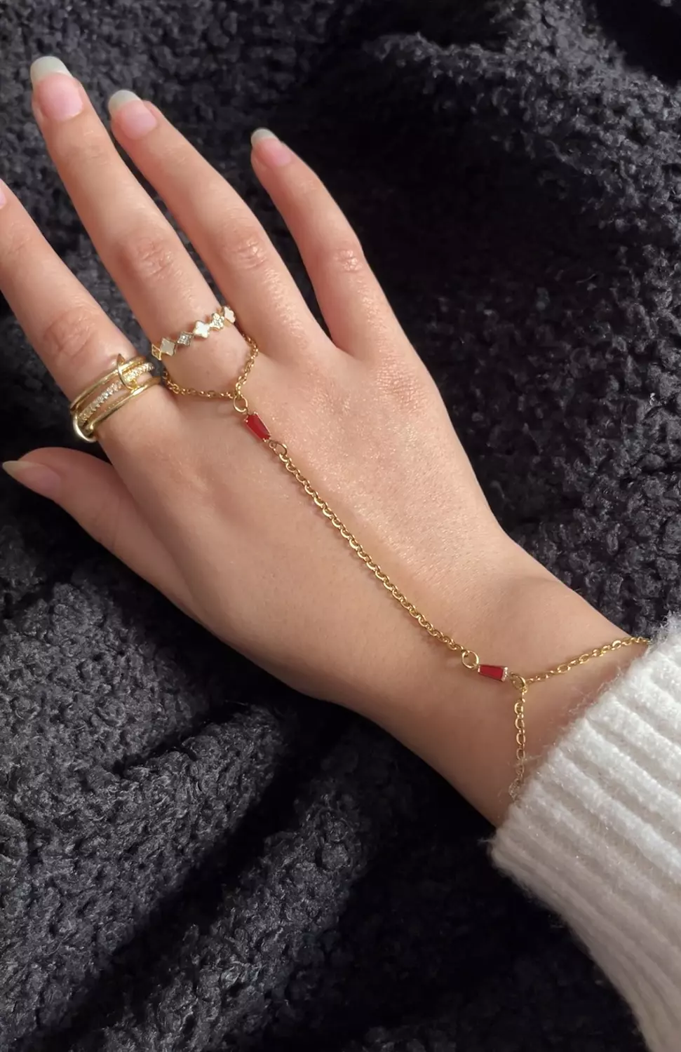 Ruby Hand Chain image