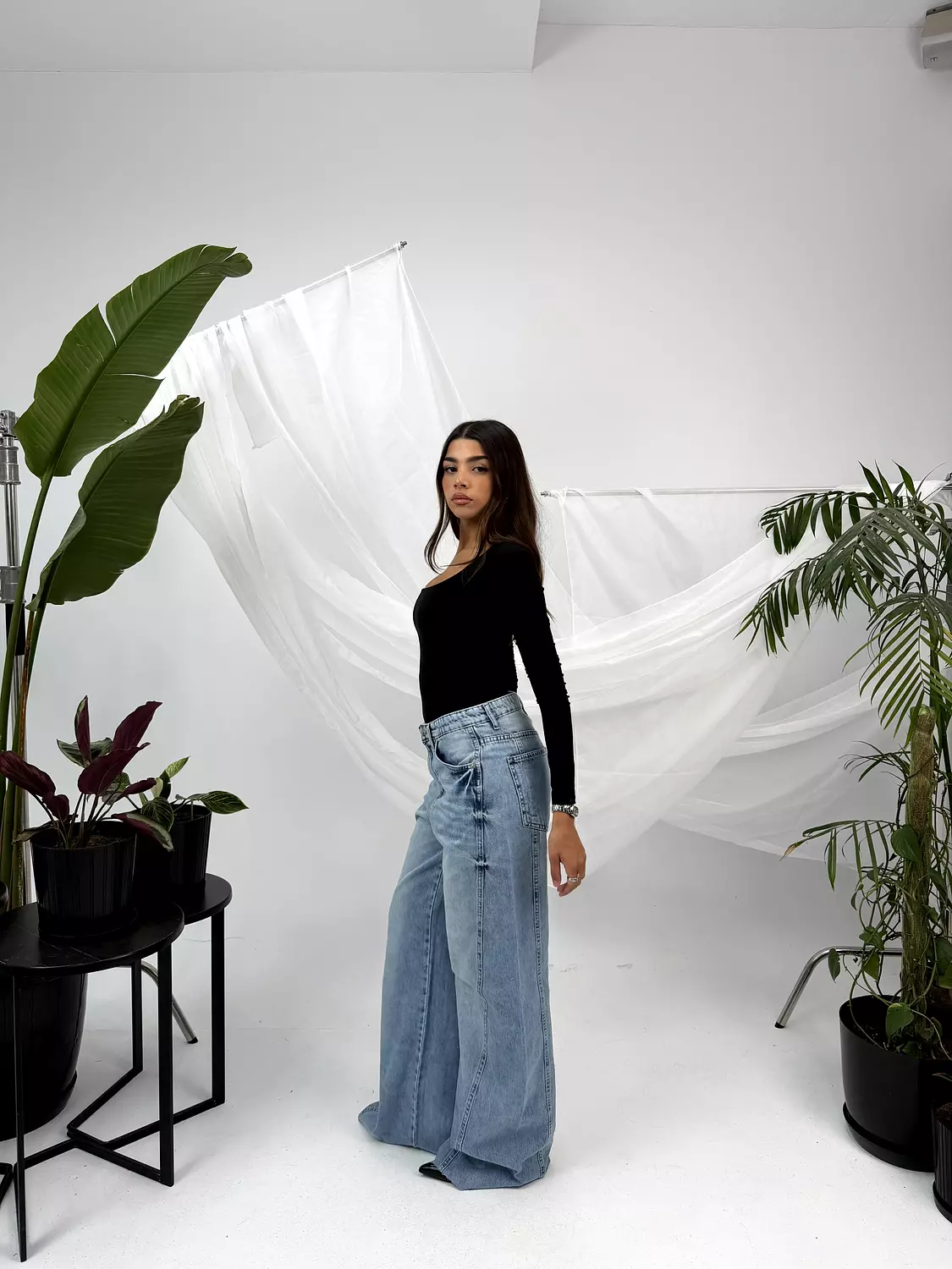 Side seam wide leg 11