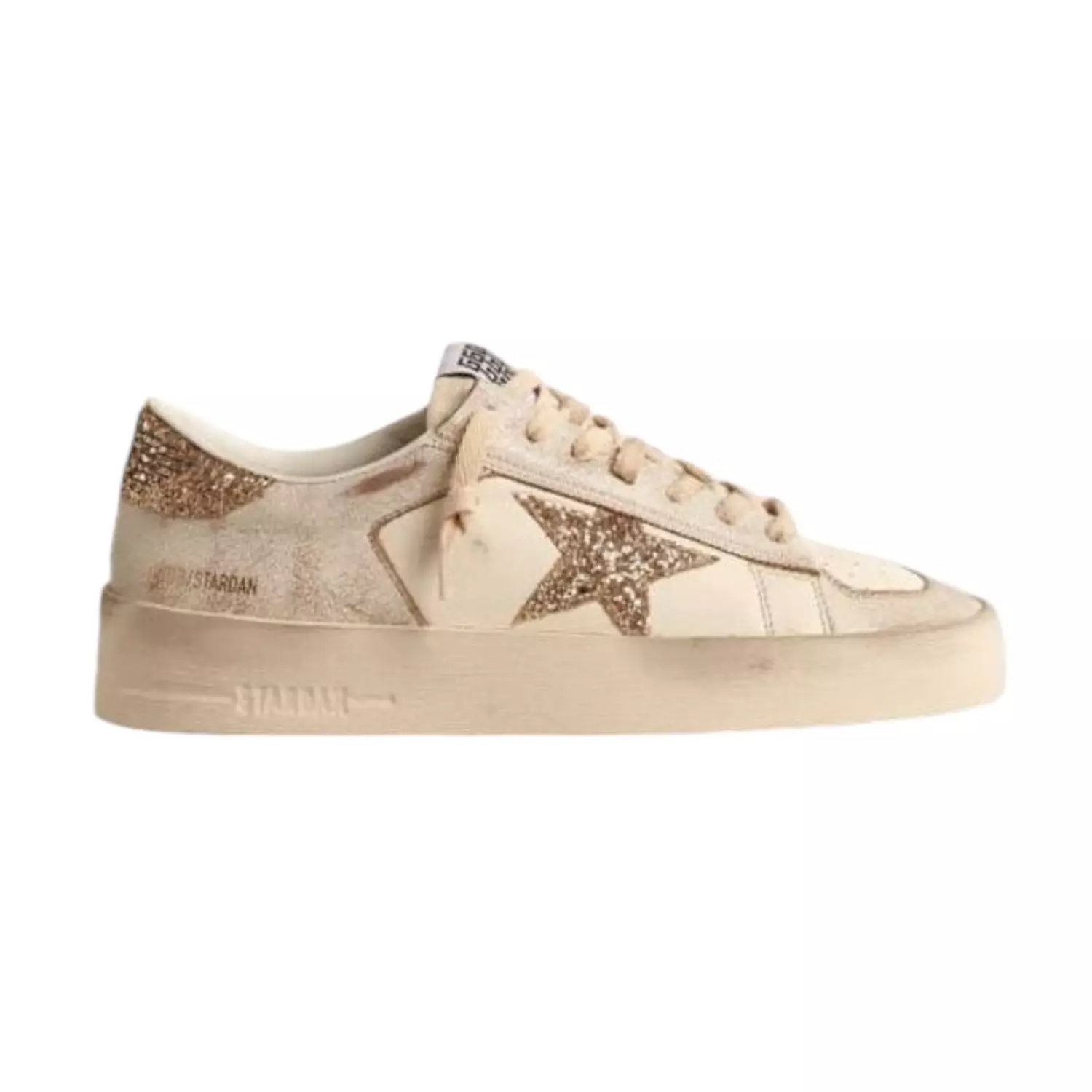 Golden Goose Stardan Vintage Leather Glitter image
