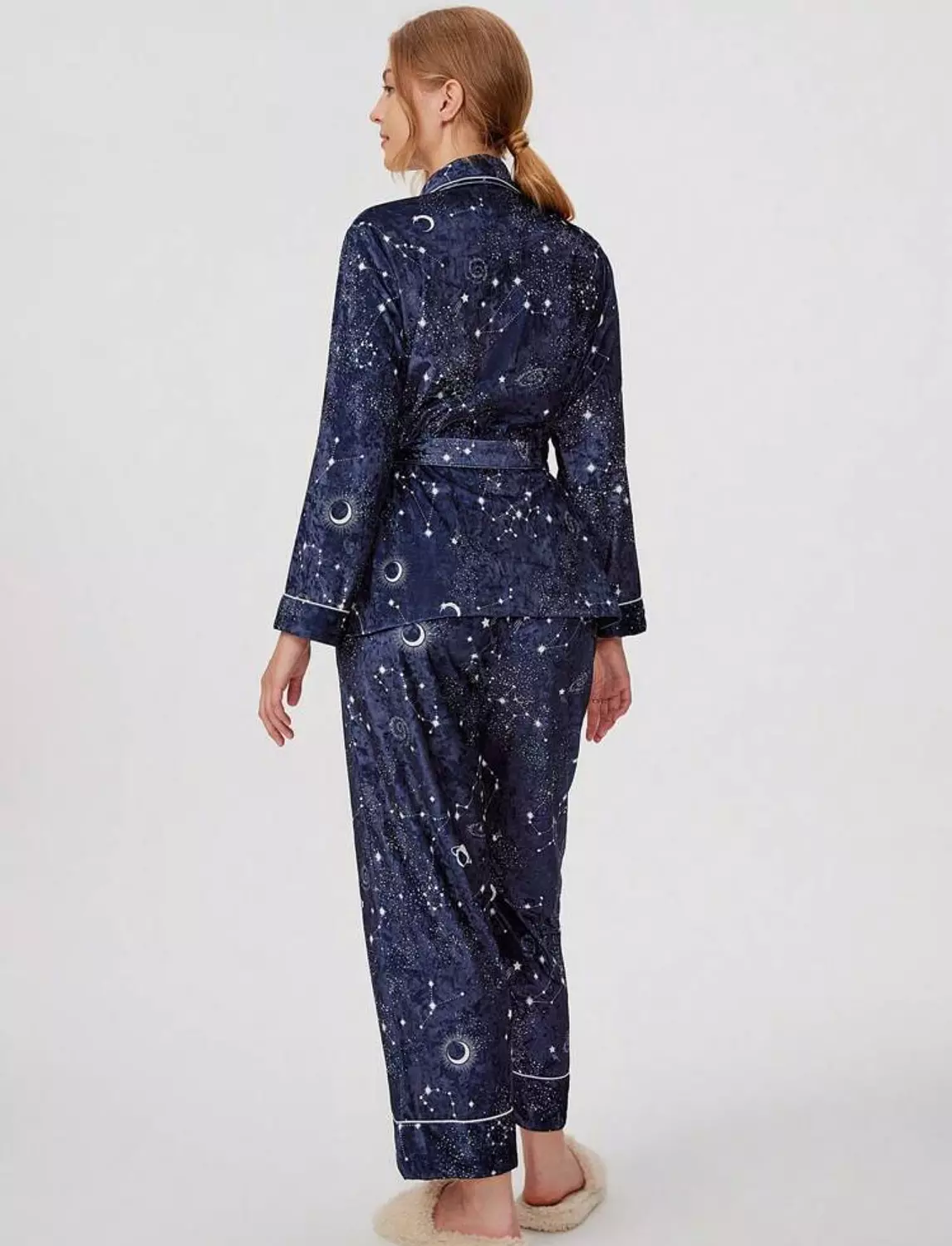 Navy Velvet PJ Set  hover image