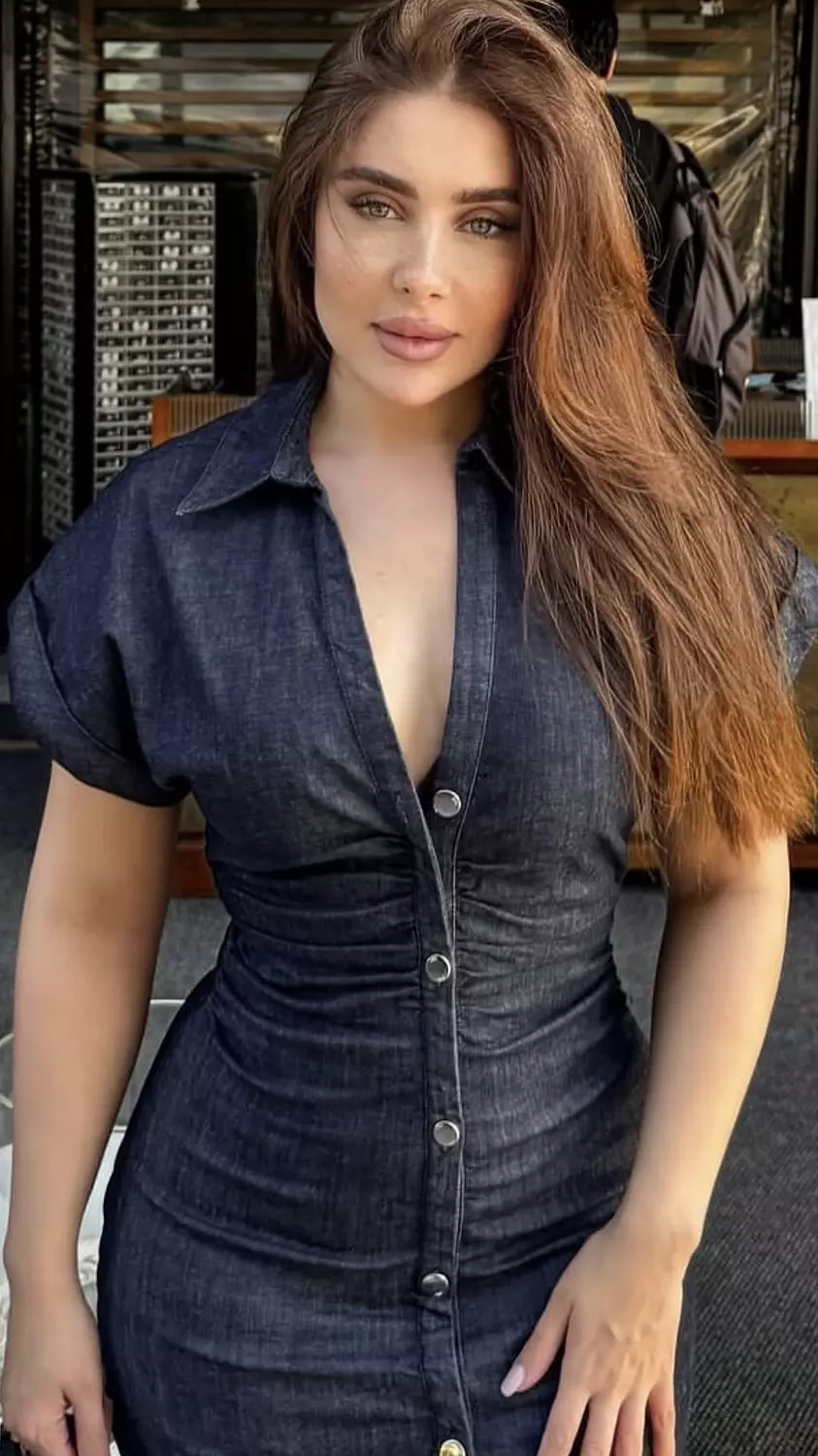 Denim Midi Dress 6