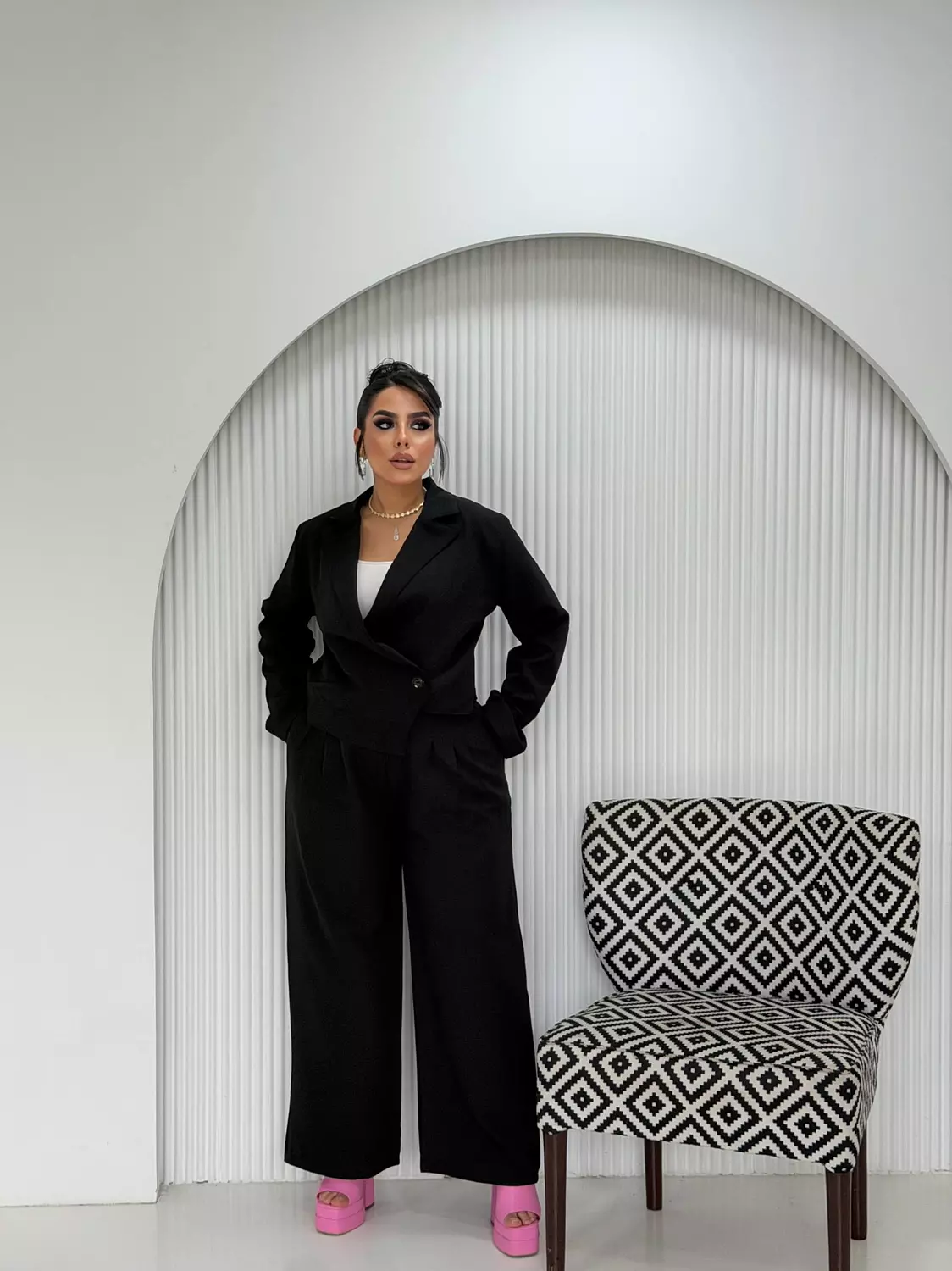 Élan Wrap Set In Black image