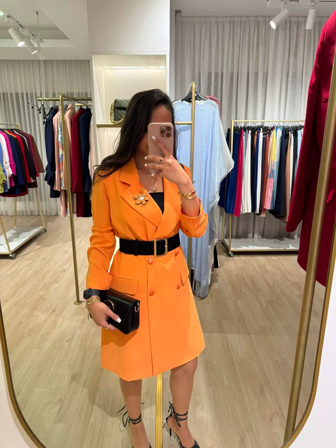 ORANGE DRESS BLAZER image