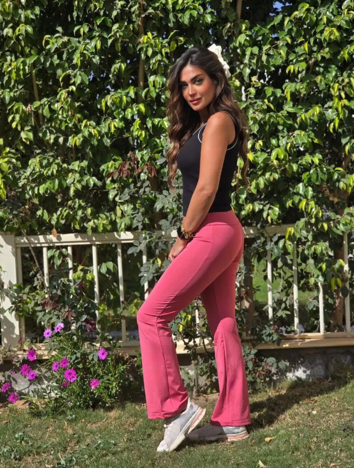 Rose Gül Oysho flare pants  image