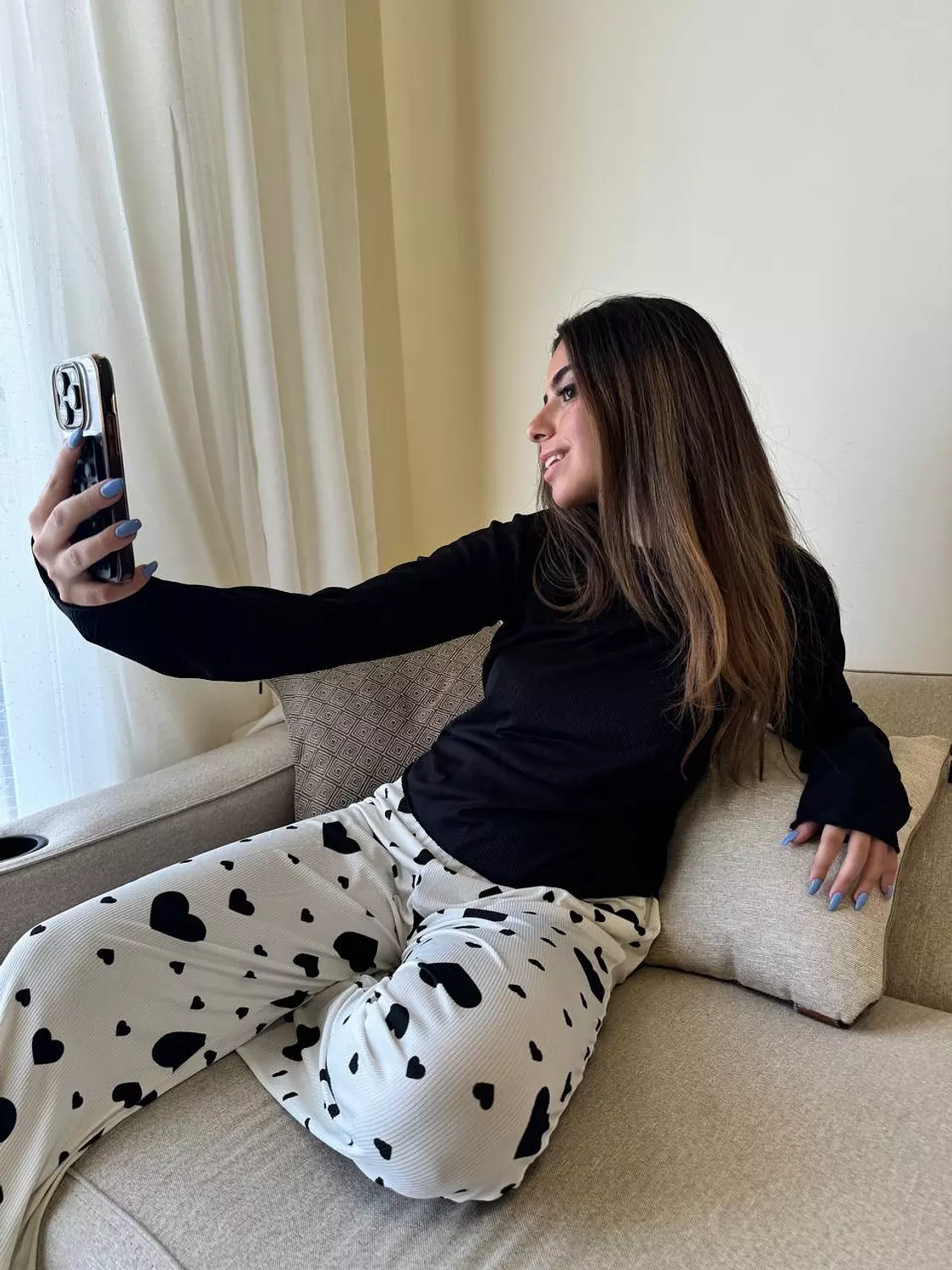 Hearts pjs 4