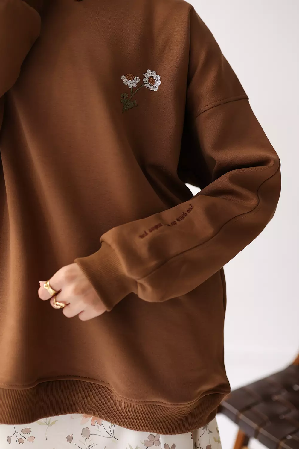  violet over size hoodie 🤍 2