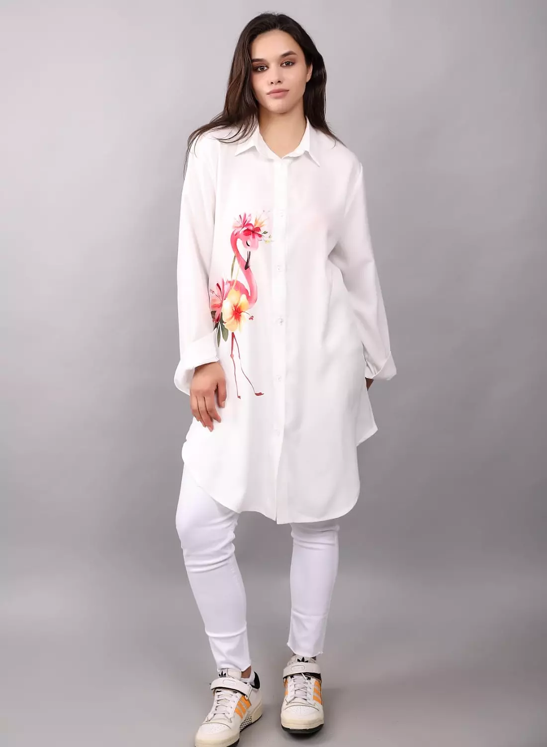 Flamigo printted tunic image