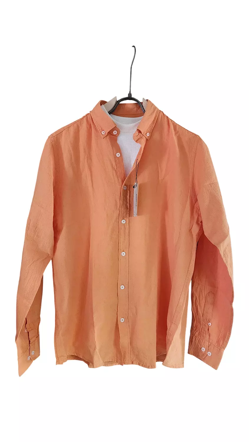 Massimo Dutti linen orange hover image