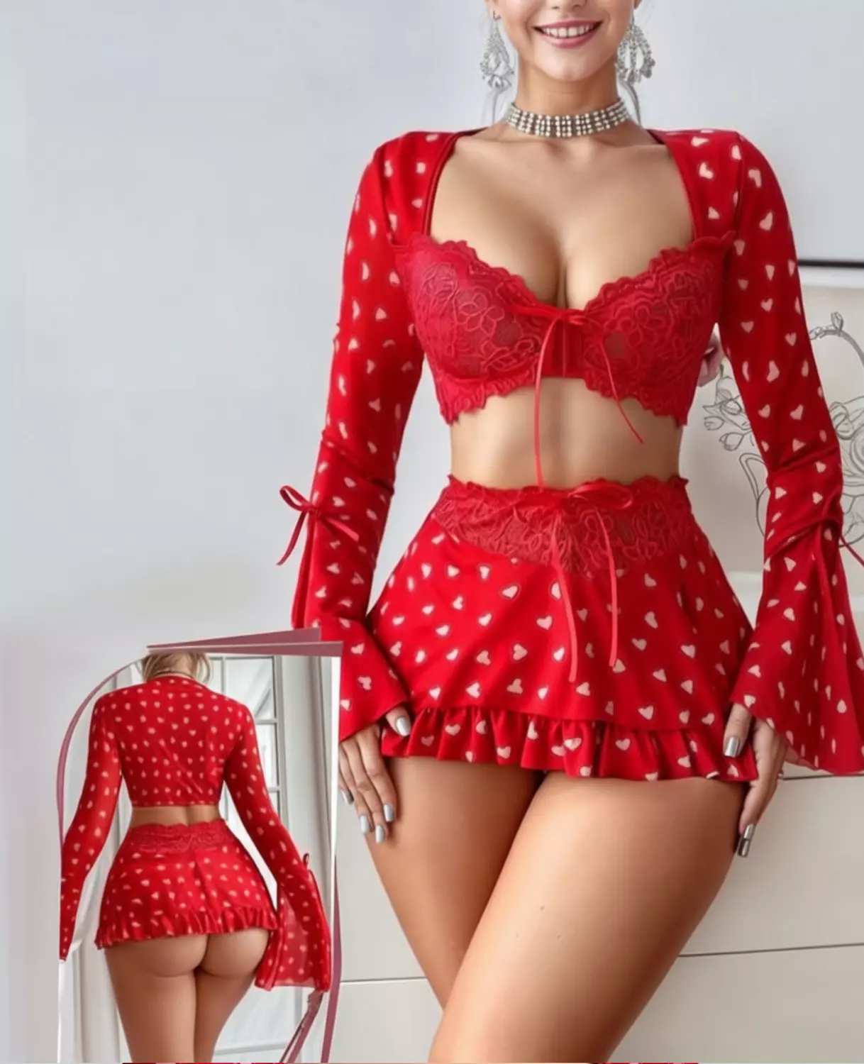 Sweet Hearts Set Lingerie hover image