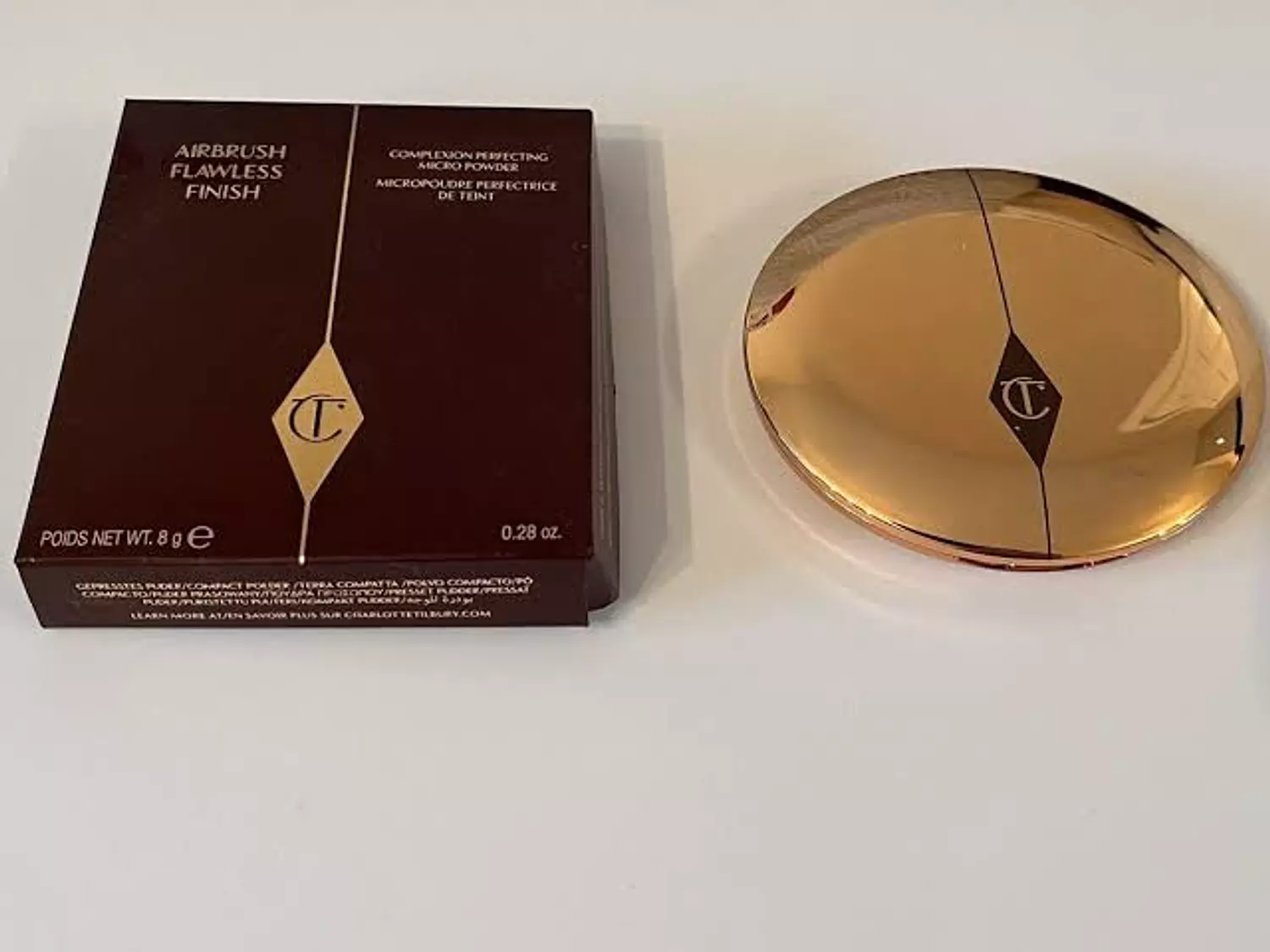  Charlotte Tilbury Airbrush Flawless Finish Skin Perfecting Powder MEDIUM 2 3