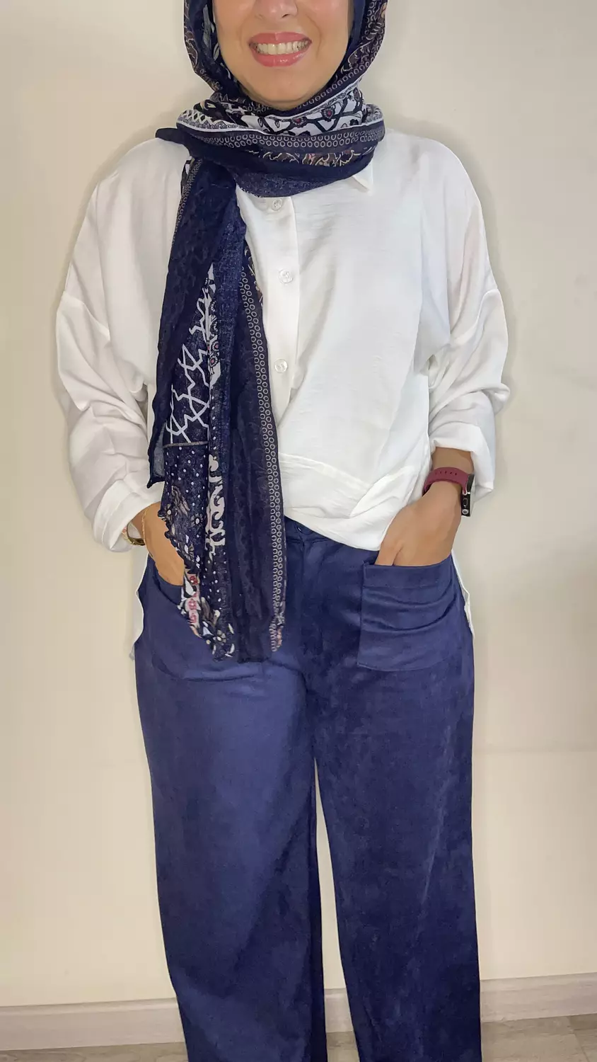 Bold Pants - Navy Blue image