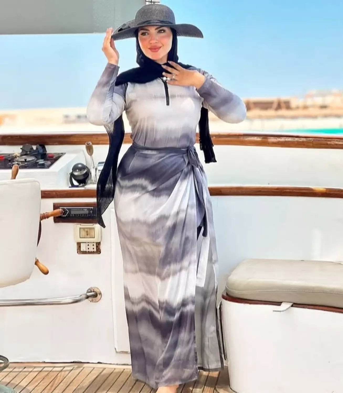 Gray degrade burkini  4