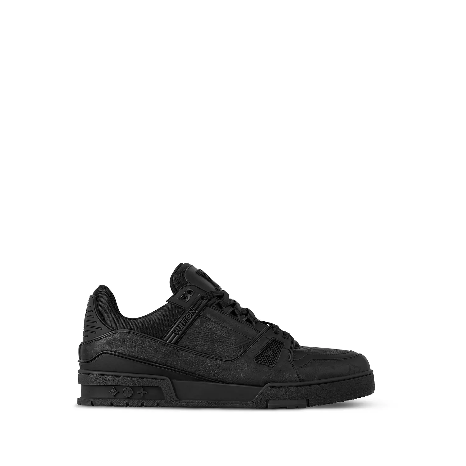 Louis Vuitton LV Trainer Sneaker "Noir" is crafted from Monogram image