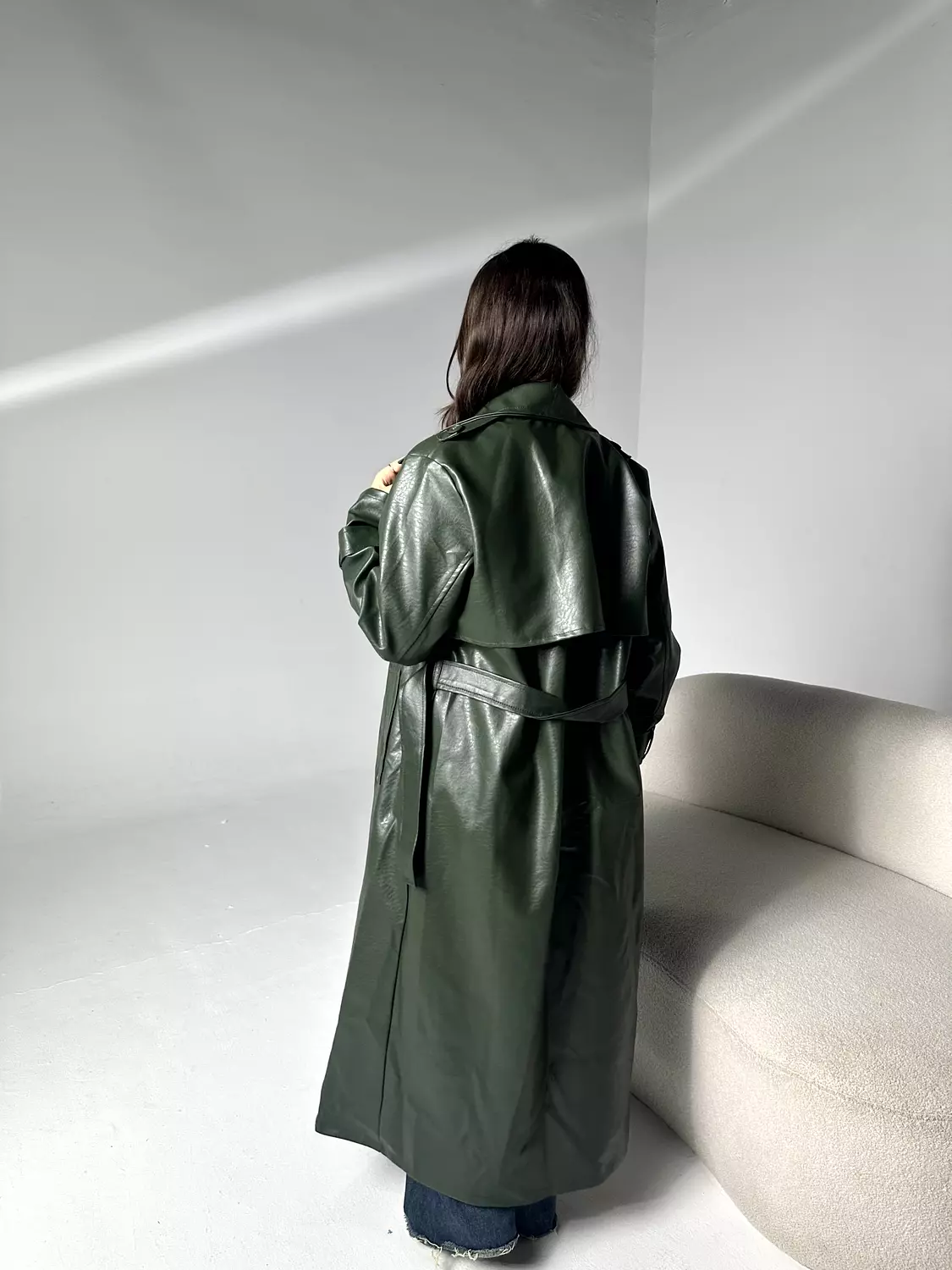 Leather Trench Coat 14
