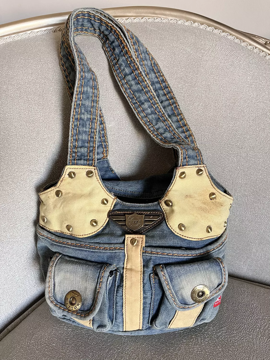 Coolest denim Diesel bag image