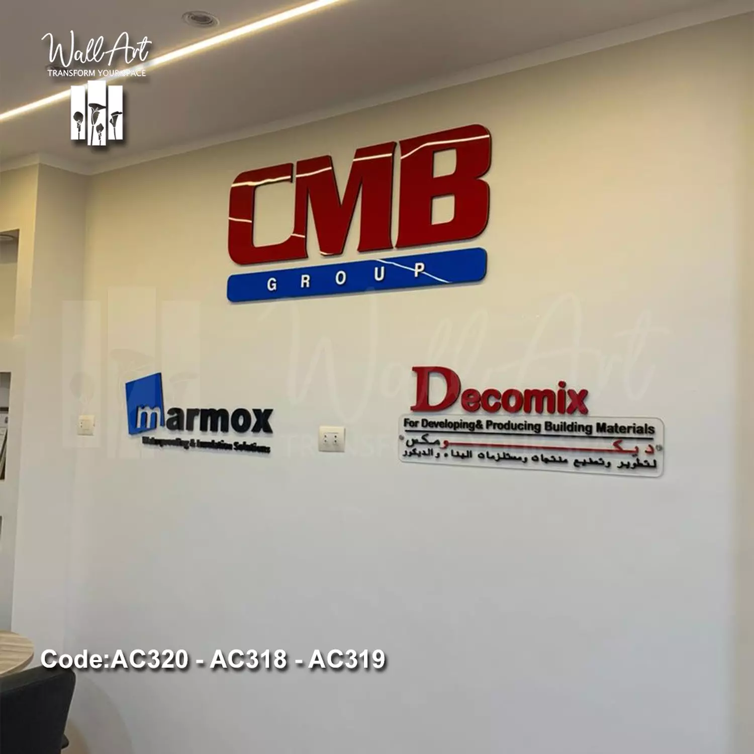 AC319- Coloured Acrylic Logo  6