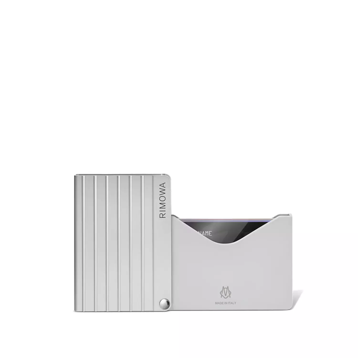Rimowa Original Small Goods aluminium card holder in silver 3