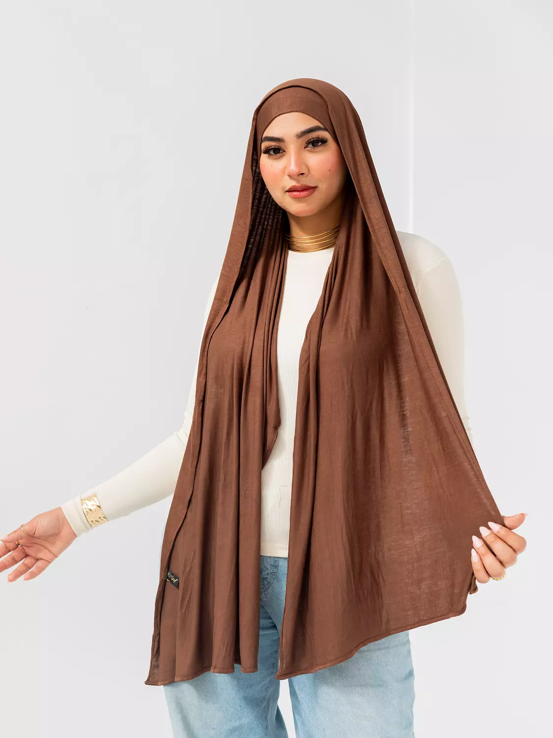 Lycra scarf with bandanna hover image