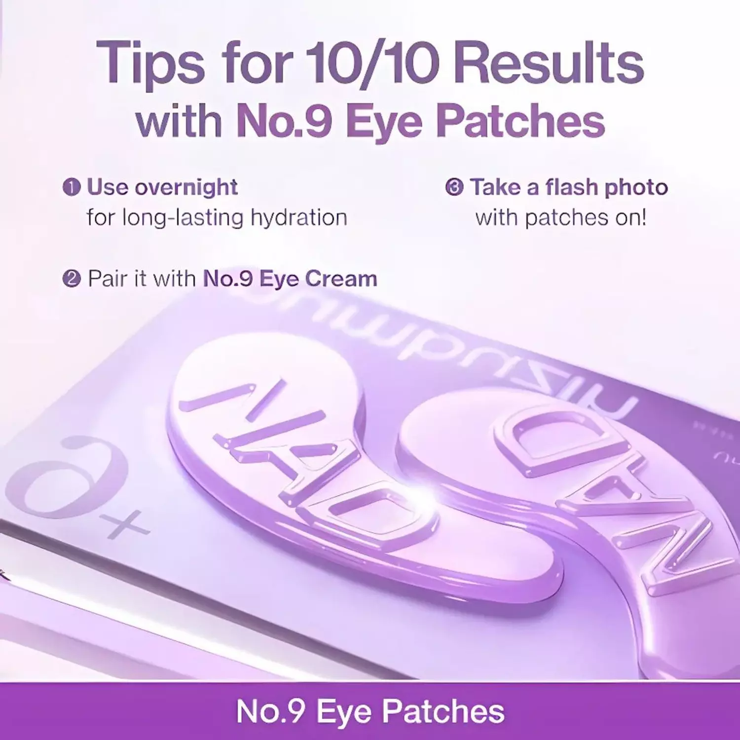 numbuzin – No.9 NAD+ Collagen Under Eye Patches 1