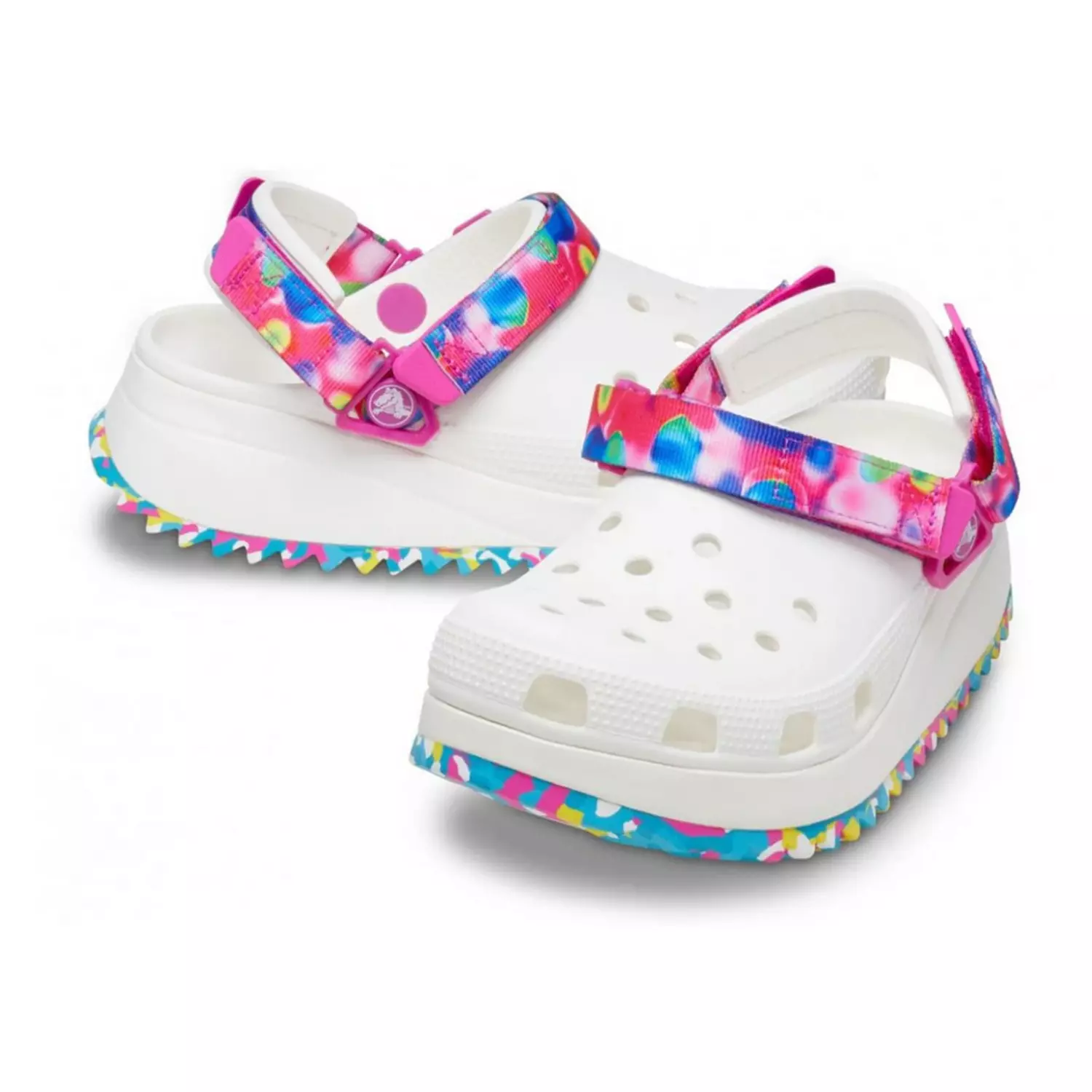 Crocs Classic Hiker Clog Women White x Pink  image