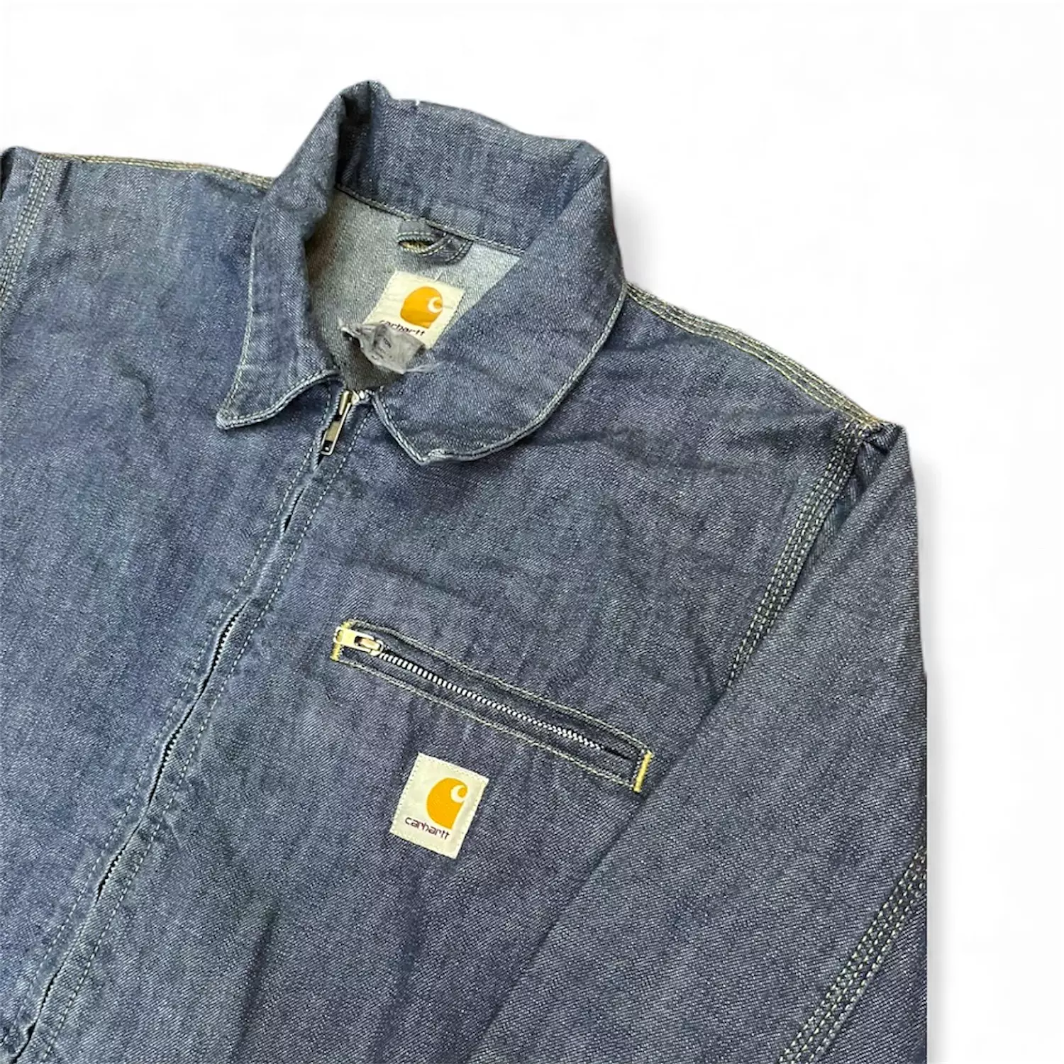 Vtg Carhartt Detroit Denim Jacket 1