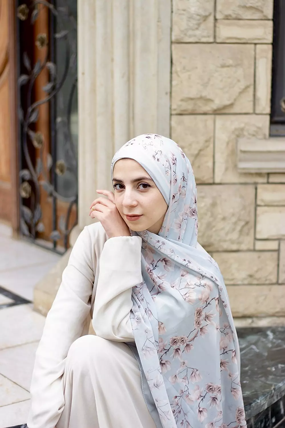 Serene in chiffon 2