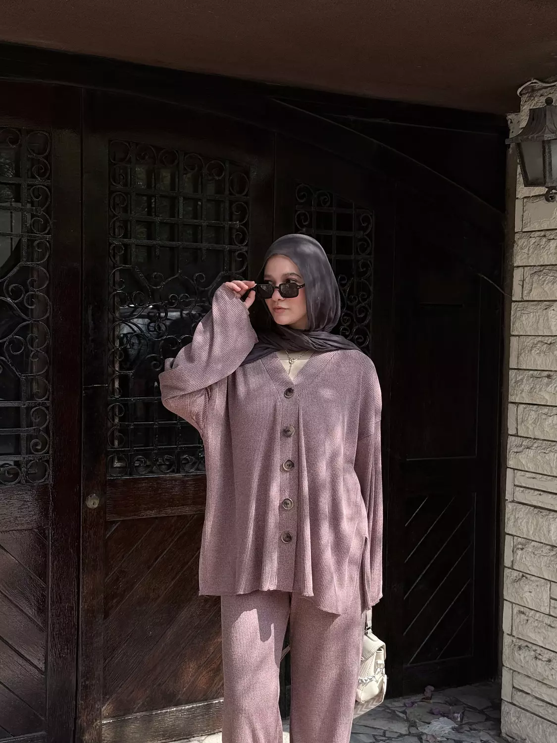 Flair knit set kashmir hover image