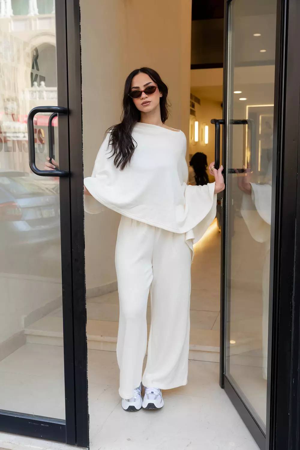 Knit Shawl Collar Set 1