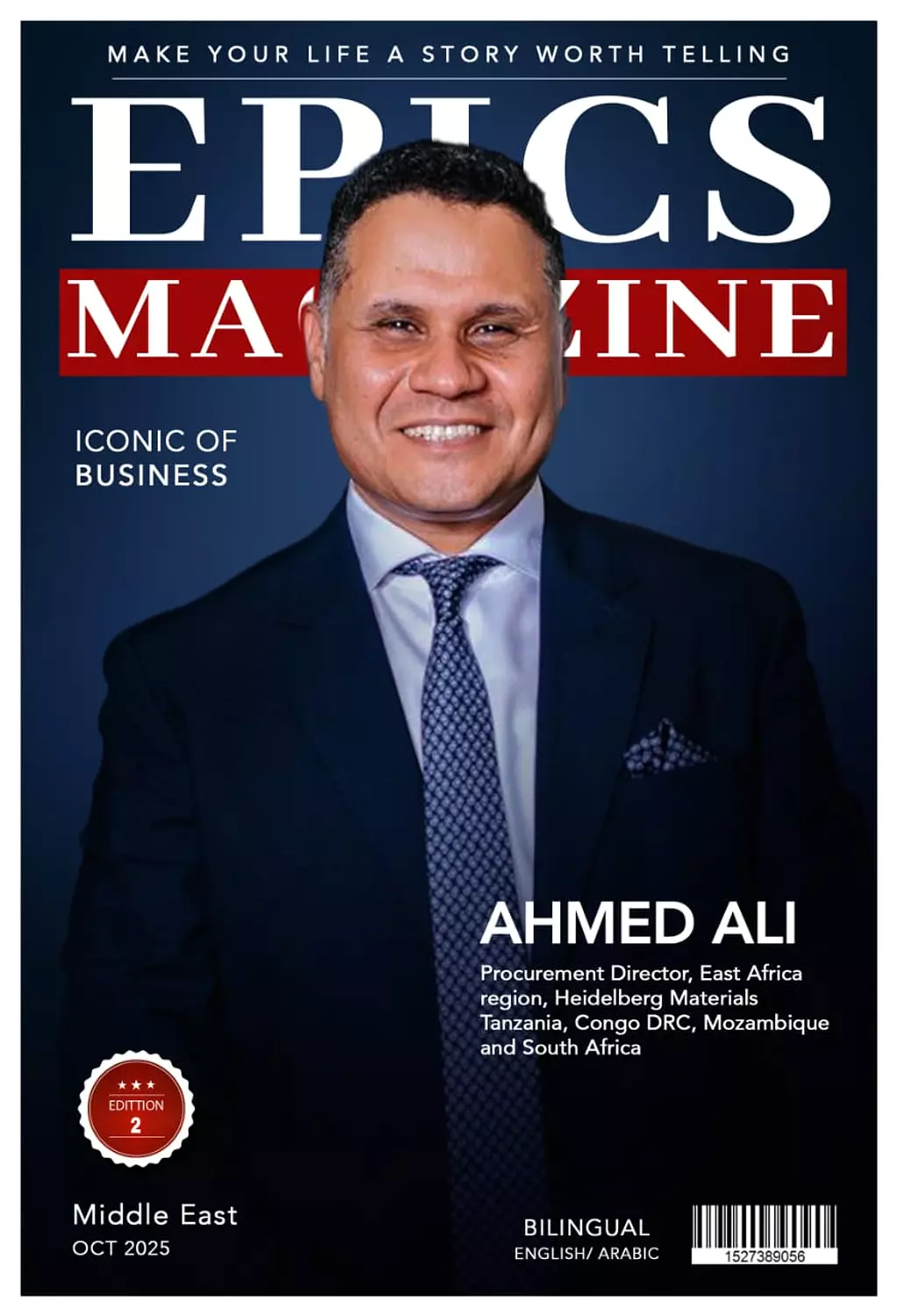 <p style="text-align: start">🎖️🌐 Ahmed Ali,(Story)_Procurement Director, East Africa region, Heidelberg Materials Tanzania, Congo DRC, Mozambique &amp; South Africa.</p>