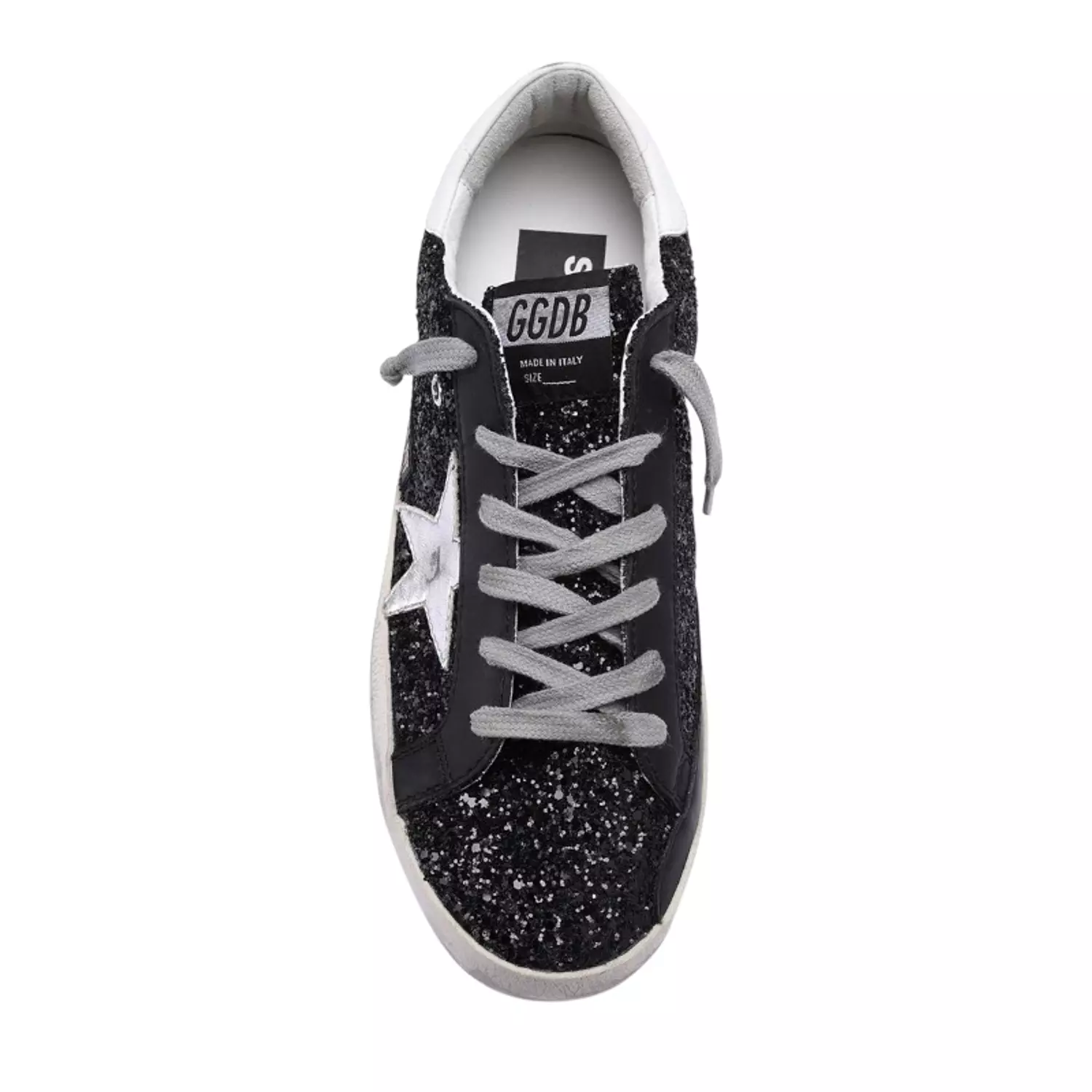 Golden Goose Super-Star Black Glitter Black 1